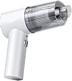 ZADUODO Dustaclean Handheld Vacuum Cordless Rechargeable, 22000PA Portable Hand Vacuum Cleaner with Blower Function, Type C Charging Mini Car Vacuum for Home Car Pet Hair Cleaning (White)