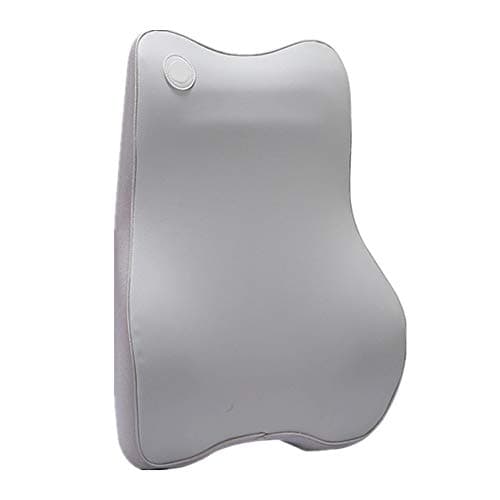 CVEUE CA Car Lumbar Pillow Lumbar Support Pillow Back Support Cushion Car Memory Pillow Lumbar pillowLumbar Support (Color : Grey, Size : 464012cm)