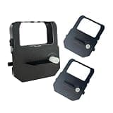 3-Packs Time Clocks Ribbons Compatible for Acroprint 39-0121-210, ES700, ES900, for Lathem VIS6011, 1000E, 1500E, 1600E, 7000E, 7500E, Black
