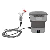 ZJchao Battery Powered Sprayer Electric Pressure Washer with 5 in 1 Nozzle 12L Foldable Water Tank for Car Wash Garden Cleaning Pet Bathing