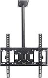 TV Bracket, TV Ceiling Mount, Adjustable TV Bracket, Fits Most 14-55 Flat Screen Display, Smooth Swivel, Tilt and Extension, Max VESA 410x410mm TV Mount TV Stand