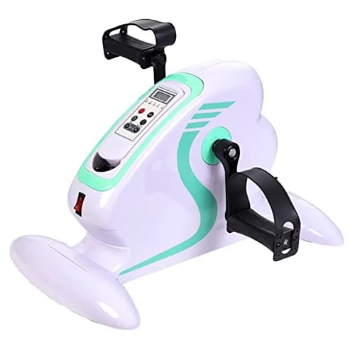 Folding Treadmills Under Desk Bike Pedal Exerciser with Adjustable Leg - Exercise Bike Desk Cycle, Leg Exerciser