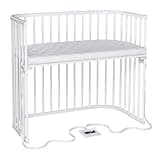 babybay Extra Bed Box Spring XXL White with Mattress Classic Soft