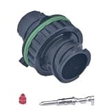 Automotive connector accessories 2 sets 4 Pin round odometer speed transducer Socket Automotive connector with Pin cable Sheath(Male with)