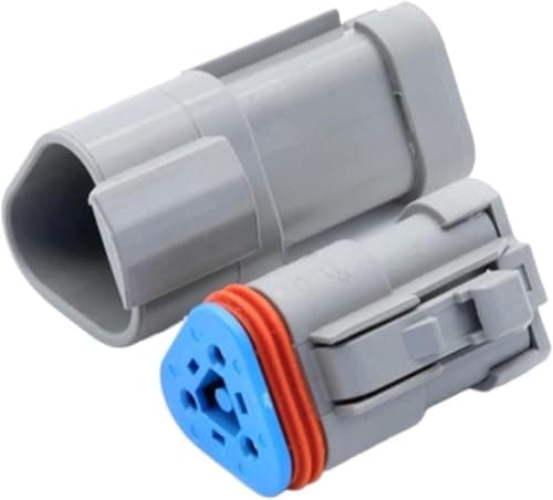 3 Pin Automotive Water Proof Connector with 120 Ohm Resistance DT04-3P-P006 DT06-3S-P006 Female and Male,1PCS/Set