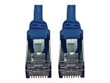 Tripp Lite Eaton Series N262-S10-BL Cat6a 10G Shielded Slim Ethernet Cable, 10 ft, STP RJ45 M/M, Snagless PoE, 600MHz, Blue Patch Cable, Cloud Care Pre-Configured Bundle Eligible (50 Pack)