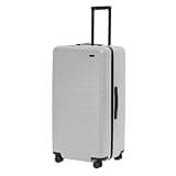 Away Trunk Checked Luggage - 31-Inch Lightweight Hardside Suitcase with 360° WhisperGlide Spinner Wheels, Interior Compression System, TSA-Accepted Lock - Cloud Gray
