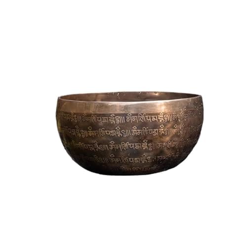 YHOOAMZ Singing Bowl Buddhist Meditation Massage Yoga Chakra Nepal Singing Bowls Sound Instruments Accessories (Color : 12CM-01)