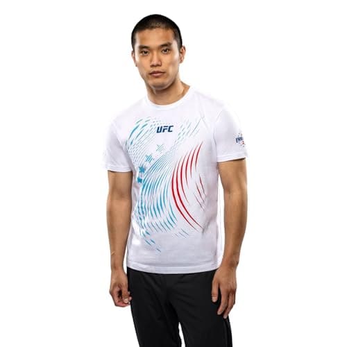 Venum Men's Official UFC Freedom 250 Fight Night Replica T-Shirt - White - Large