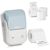 NIIMBOT B1 Label Maker with 4 Rolls 50x30mm Label for for Small Business,Office,Home,School