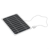 Hosrivae Monocrystalline White Garden Panel Usb Lightweight 5v Outdoor Travel Camping 10w Lights Phone Tablet Supply Black