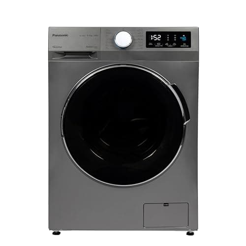 Panasonic 8kg Front Loading Washing Machine, 5 Star Water and Energy Efficiency, Abaya Wash by Gentle Hand Wash/Active Foam by Active Speed/Pause & Add - NA16MG1WL