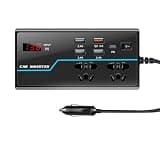 Car Power Inverter High Efficiency Car Inverter 12V / 24V to 110V / 220V Digital Display for Efficient Energy Conversion Mobile