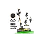 Ultenic Cordless Vacuum Cleaner, 600W 60KPA 65Mins Vacuum Cleaners for Home, Stick Vacuum Cordless with Touch Screen, Self-Standing, 180° Lay-Flat, Anti-Tangle Brush for All Floors/Pet Hair/Carpets