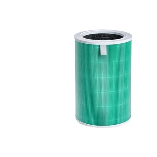 Hepa Filter Activated Carbon Filter，Compatible For Xiaomi， Air Purifier 2 2C 2H 2S 3 3C 3H Pro Air Purifier 2S Filter(Green Dual-Cylinder)