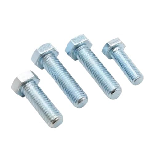 2-50pcs M4 M5 M6 M8 M10 8.8 Grade Galvanized Outer Hexagonal Bolt High-Strength Screw Rod Bolt Outer Hexagon Head(75mm,M10 (2pcs))