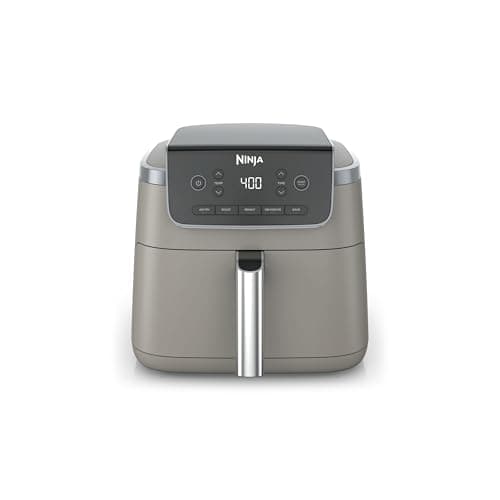 Ninja Air Fryer Pro 5-in-1 | 5 QT Capacity, Air Fry, Bake, Roast, Reheat, and Dehydrate, Air Crisp Technology | Nonstick Basket & Crisper Plate | Stone | AF142SD