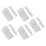 Generic 5pcs White Door Sensor Alarm with Beeping Sound, Portable Plastic Home Security Contact Sensor for Door and Window Protection, for Office and Commercial Security