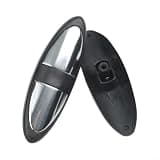 Replacement Hand Grip Heart Rate Sensor for Stair Machines and Steppers, Lightweight Plastic Reader for Exercise Bikes, Fast Stable Reading, Size B 10x30x38mm Black(Style A)
