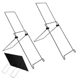 Solar Panel Stand, Lightweight Tilt Legs Holder, Solar Panel Ground Mounting Bracket, for Camping Hiking Climbing Walking Picnic Barbecue