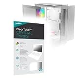 BoxWave Screen Protector Compatible With GAMDIAS ATLAS E1 Computer Case - ClearTouch Crystal Privacy (2-Pack), Privacy Screen Protector Flexible Film Clear