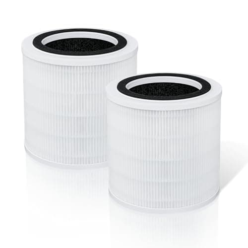 iAmoy H7127 Replacement Filter for GoveeLife H7127 Mini Air Purifier - 3-in-1 H13 HEPA Filter with Pre Filter & Activated Carbon, Pack of 2