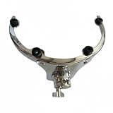 TTETTZ Drum Rack Iron Hardware Tom Mount Stand Rubber Universal Clamp Professional Support Suitable for Jazz, 8 Inch