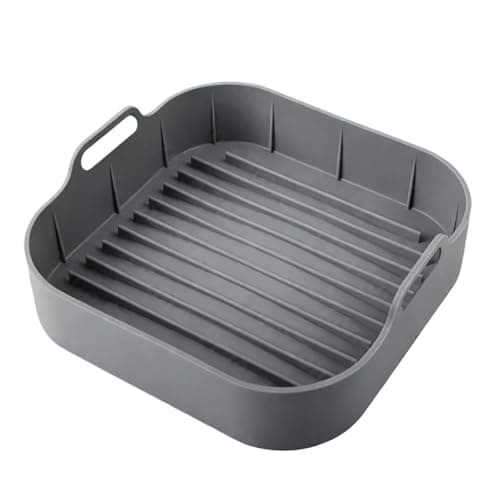19CM/7.5IN Square Silicone Air Fryer Liners，Compatible For Tefal，5.6L/6.5L，Compatible For Philips，6.2L/7.2L Other Air Fryer Accessories