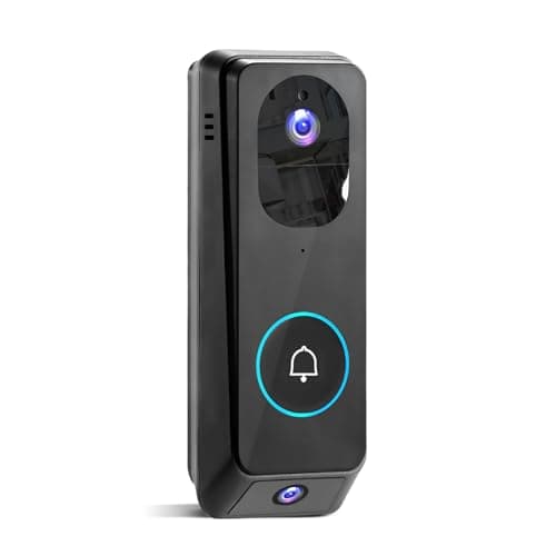CEMANTA 1080P Dual-Cam Video Doorbell Camera Wireless, No Subscription, Package Protection, WiFi6, Voice Changer & Anti-Tamper, 9000mAh Battery, Night Vision, 2-Way Audio, Compatible with Alexa