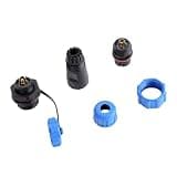 Omquot Waterproof Plastic Socket Connector IP68 High Quality Replacement for Lamps and Lanterns (4 Pin)
