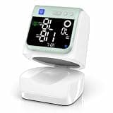 Automatic Electronic Blood Pressure Monitor, 22-40 CM Blood Pressure Cuff, 3 Users*199 Memories, Arm Blood Pressure Monitors for Home Use, Backlit Large LED Screen, BP Monitor (White Mint Green)