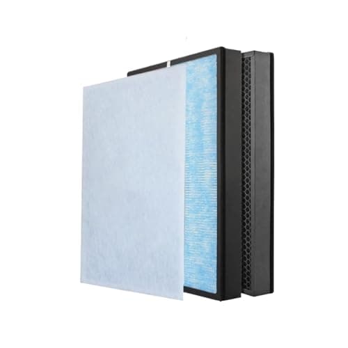 Combination HEPA And Carbon Filter ABC-FKH15B，Compatible For Sanyo Air Purifier ABC-HP14 ABC-AR15，High Efficiency，Low Noise，Long Lasting