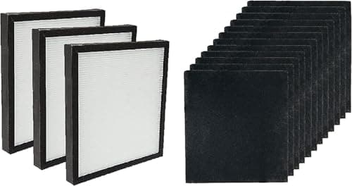 For Carbon Filter for Airvantage WK10002QPC WK10052QPC Air Purifier 3 Pk