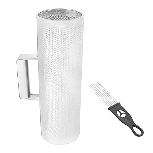 Durable Stainless Steel Metal Guiro Percussion Instrument with Scraper, Clear Sound Musical Rhythm Tool for Kids and Adults, Professional or Beginner Use