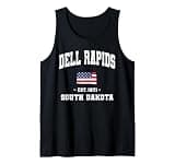 Dell Rapids South Dakota SD Vintage State Athletic Design Tank Top