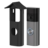 SZBAMI Silicone Cover Compatible with Ring Battery Video Doorbell (2nd Gen), Plus & Pro, Weatherproof Protective Skin with Roof Design, Rain Protection, Sun Glare Reduction, Full Camera Visibility