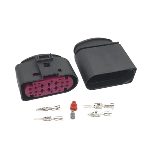 SSXLSMYXGS 14 Pin Car Lamp Connector Housing Automotive Waterproof Connector 1J0973737 1J0973837 1J0 973 737 SSXLSMYXGS(Male female)