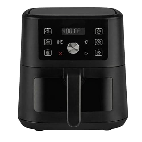 4QT VORTEX 6-in-1 Mini Air Fryer, Air Fry, Bake, Roast, Broil, Dehydrate Or Reheat, Black, 4 Quarts - Includes Overheat Protection And Auto Shutoff For Worry-free Cooking