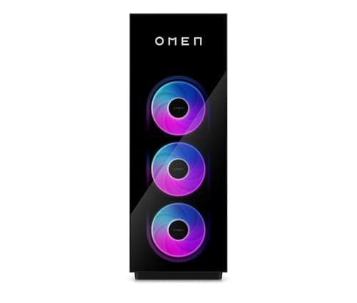 HP OMEN 45L Gaming Desktop, NVIDIA RTX 5080 16GB, Ryzen 7 9800X3D, 32GB DDR5 RAM, 2TB Gen4 NVME SSD, Windows 11 Pro, USB-C, Copilot, Liquid-Cooled AI Gaming PC w/Tempered Glass & RGB Keyboard/Mouse