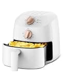 COMFEE' Compact 2.1-Quart Mini Air Fryer for Small Kitchens, White
