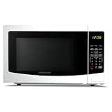 Farberware 1.1 Cu. Ft. Countertop Microwave Oven – 1000 Watts Power, Auto Cook Settings, Defrost, Easy Clean and Child Safety Lock - White