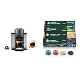 Nespresso Vertuo Coffee and Espresso Maker by De'Longhi, Titan + Starbucks Capsules