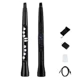 Wireless MIDI Electronic Wind Instrument 100 Tones Black