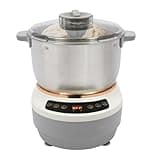 7L/1.84 Gal Electric Dough Maker with Ferment Function, 200W Automatic Dough Kneader with Timer & Auto Stop – for Bread, Pizza, Dumpling Dough