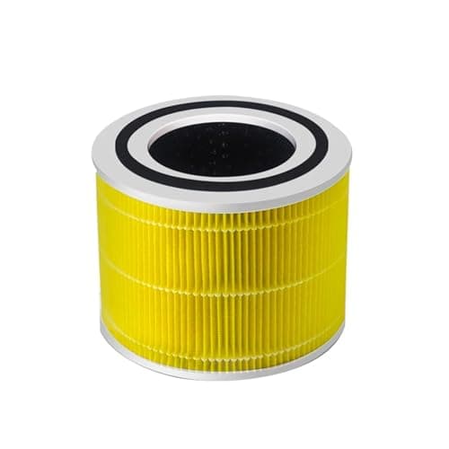 PM 2.5 Air Purifier Filter，Compatible For Levoit，Compatible For Core，300 300S P350 Accessories Filters,Filtering Device(Yellow)