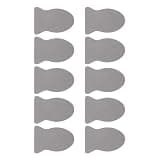 Mikinona 10pcs Breathable Mobile Gaming Finger Sleeves Made of Silver Cloth with Excellent Elasticity and Stylish Design, Touch Screen Finger Gloves for Comfortable Long Gaming Sessions
