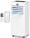 CKEARO Portable Air Conditioner 16,000 Btu Smart AC Unit with WiFi APP Control for Large Rooms Up to 750 Sq.Ft, Fast Cooling, Dehumidifier, Fan, Quiet 36dB Sleep Mode 24H, Window Kits for Room Indoors