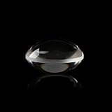 High Precision Quartz Glass Double Convex Lens - 40mm Diameter, 25mm Focal Length, JGS-1 Material