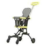 Simhoa Travel Infant Pram Stable Lightweight Versatile Accessory Baby Pushchair for Outdoor Outside Airplane, with Seat Cushion