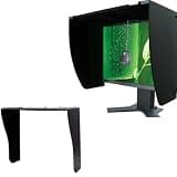 Monitor Hood Sunshade - Adjustable Light-Blocking Board for 17-28 Inch Desktop Monitors and Laptops, Reduced Glare Improved Focus